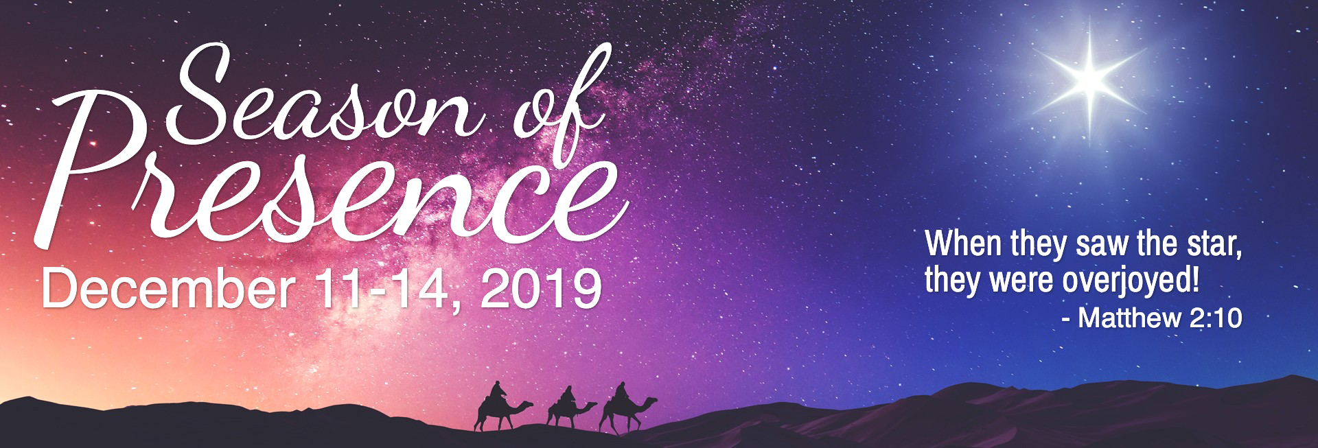 Wise Men Still Seek Him Christmas Website Banner