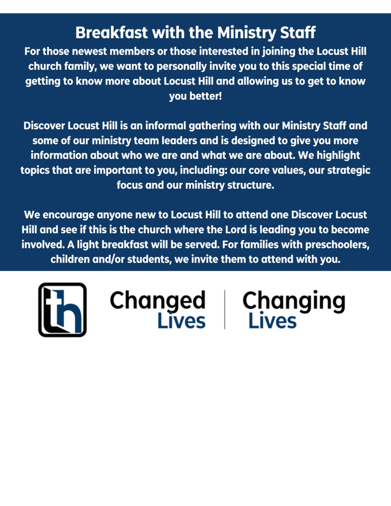 Discover Locust Hill LOCUST HILL BAPTIST CHURCH